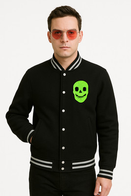 Alvis9 Full Sleeve Striped, Applique Men Jacket