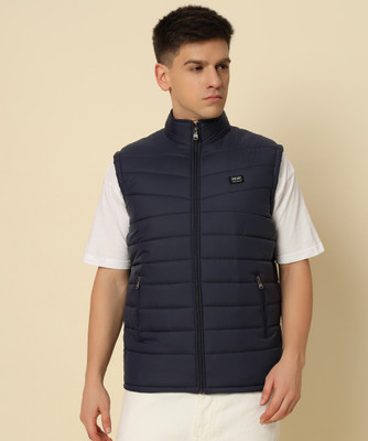 DUCOHIVE Half Sleeve Solid Men Jacket