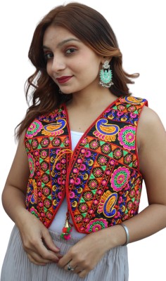 TAVAN Sleeveless Printed Women Jacket