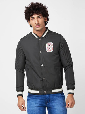 Spykar Full Sleeve Applique Men Jacket