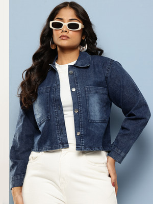 METRONAUT Full Sleeve Solid Women Denim Jacket