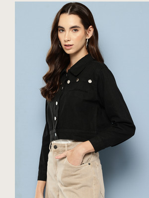 Aarika Full Sleeve Applique Women Denim Jacket