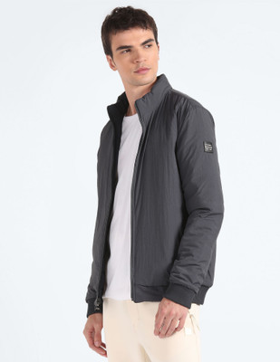 FLYING MACHINE Full Sleeve Solid Men Jacket