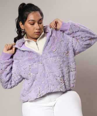 Instafab Plus Full Sleeve Textured Women Jacket