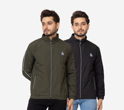 2nd Sky Full Sleeve Solid Men Jacket