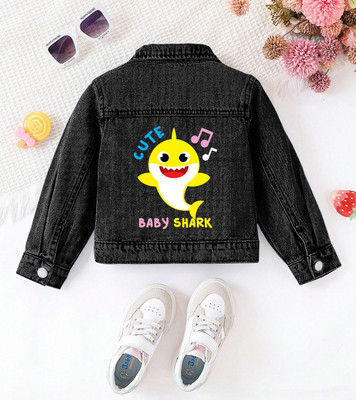 aidacolthing Full Sleeve Solid Girls Denim Jacket