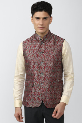 PETER ENGLAND Sleeveless Printed Men Jacket