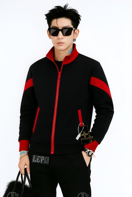 Badnaam Full Sleeve Striped Men & Women Jacket