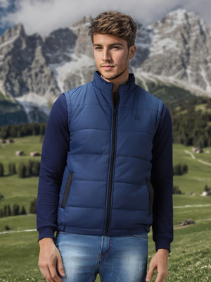 Urbano Fashion Sleeveless Solid Men Jacket