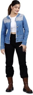 Hi Fashion Full Sleeve Embroidered Women Denim Jacket