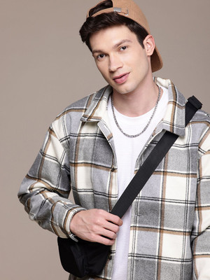 WROGN Full Sleeve Checkered Men Jacket