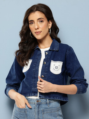 METRONAUT Full Sleeve Solid Women Denim Jacket
