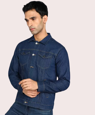comfits Full Sleeve Solid Men Denim Jacket