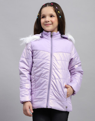 MONTE CARLO Full Sleeve Solid Girls Jacket