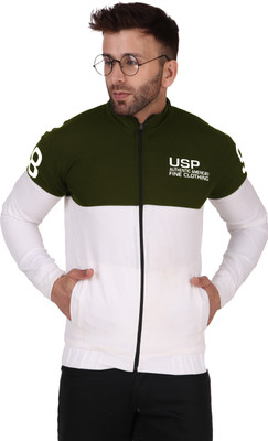 Plus91 Full Sleeve Colorblock Men Jacket