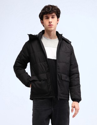 FLYING MACHINE Full Sleeve Solid Men Jacket