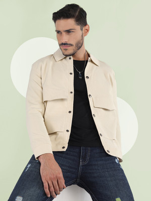 CHKOKKO Full Sleeve Solid Men Jacket