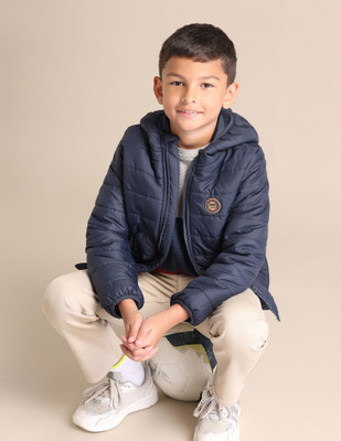 U.S. POLO ASSN. Full Sleeve Graphic Print Baby Boys Jacket