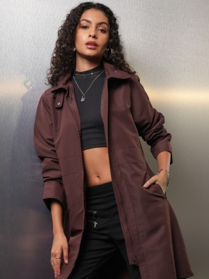 Tokyo Talkies Full Sleeve Solid Women Jacket