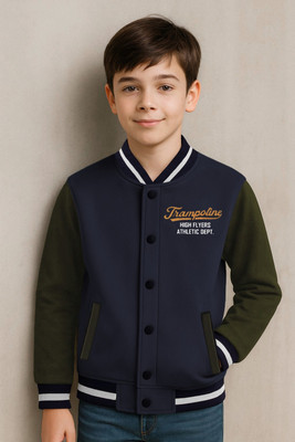 Trampoline Full Sleeve Colorblock Boys Jacket