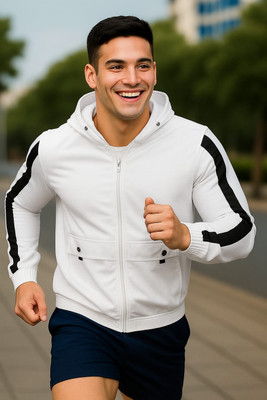 EUER Full Sleeve Colorblock Men Jacket