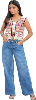 TAVAN Sleeveless Embroidered Women Jacket