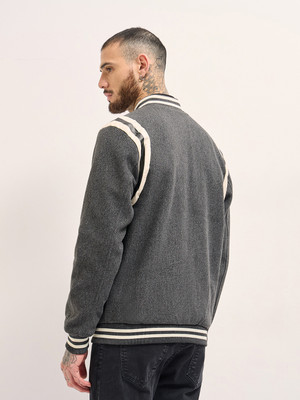 THE BEAR HOUSE Full Sleeve Solid Men Jacket