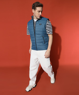 DUCOHIVE Half Sleeve Self Design Men Jacket