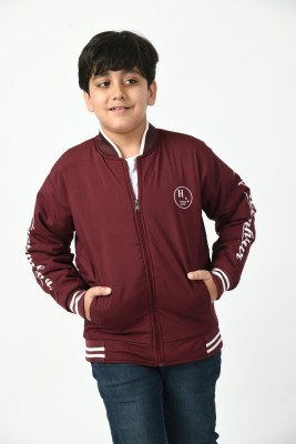 IAC Full Sleeve Printed Boys Jacket