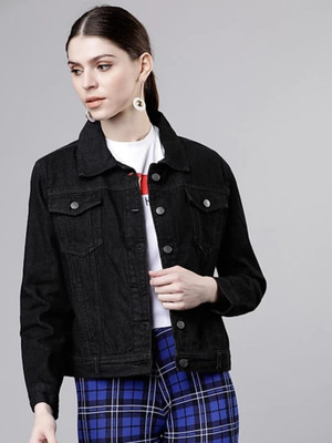 MyraCollections 3/4th Sleeve Solid Women Denim Jacket