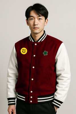Damler Trend Full Sleeve Colorblock Men Jacket