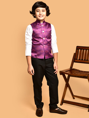 PRINTCULTR Sleeveless Printed Baby Boys Jacket