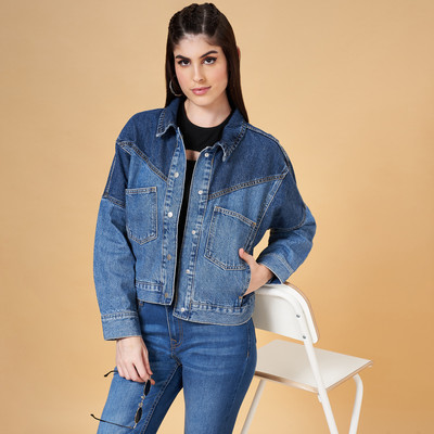 SF Jeans by Pantaloons Full Sleeve Solid Women Jacket