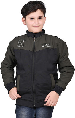 QB CLUB Full Sleeve Colorblock Boys Jacket
