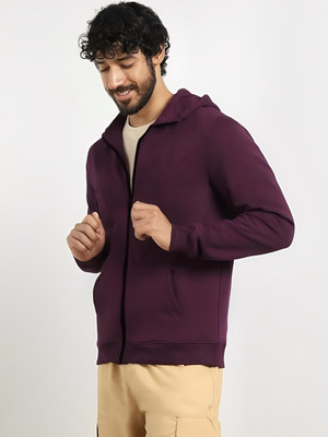 Lecowar Full Sleeve Solid Men Sweatshirt