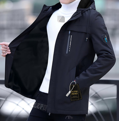 FUTSE PENO Full Sleeve Solid, Printed Men Jacket
