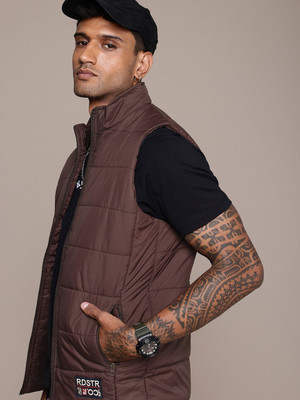 Roadster Sleeveless Solid Men Jacket