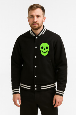 Damler AT Full Sleeve Applique Men Jacket