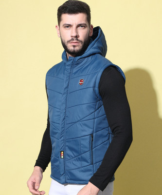 NYSINE Half Sleeve Solid Men Jacket