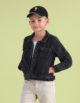 U.S. POLO ASSN. Full Sleeve Solid Boys Jacket