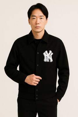 Damler Full Sleeve Solid, Embroidered Men Jacket