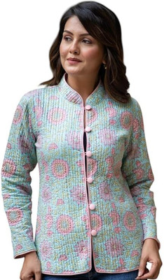 Navyas Fashion Full Sleeve Floral Print Women Jacket