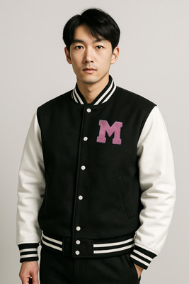 Oiin Full Sleeve Embroidered, Colorblock Men Jacket
