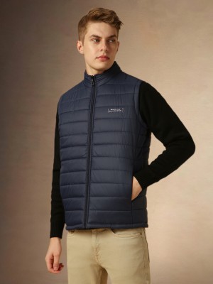 Dennis Lingo Sleeveless Solid Men Jacket