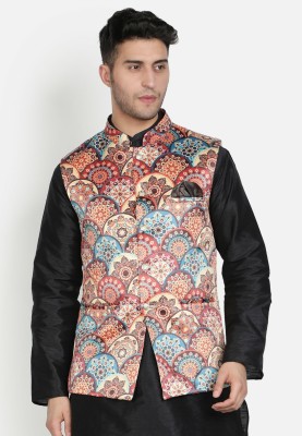 AEW DESIGNS Sleeveless Woven Design Men Jacket