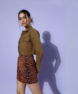 Popnetic Full Sleeve Solid Women Jacket