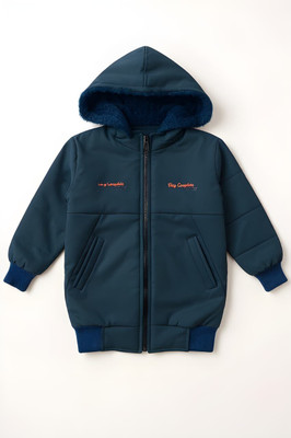 VIVEKGAMENTS Full Sleeve Solid Boys Jacket