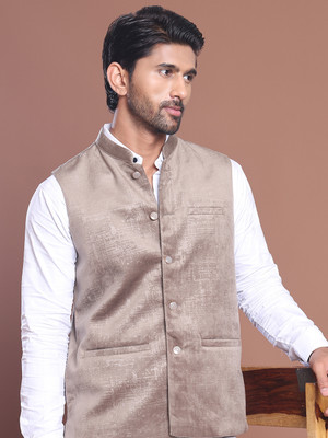 ANOUK Sleeveless Solid Men Jacket