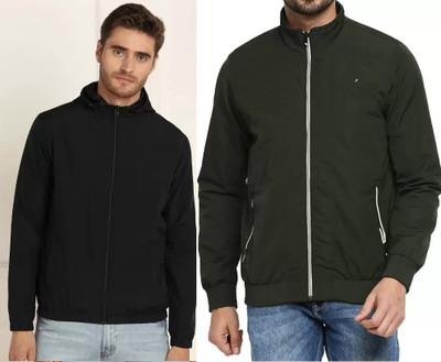 Tritika Full Sleeve Solid Men Jacket