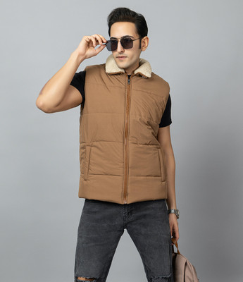 BAYSTREET Sleeveless Solid Men Jacket